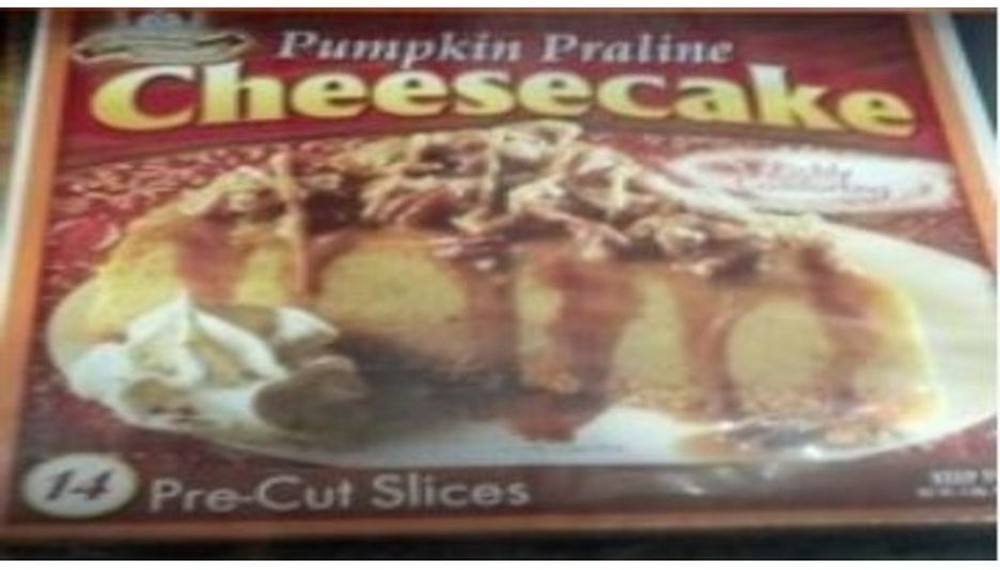 Frozen - Sliced Pumpkin Praline Cheesecake - 14 slices