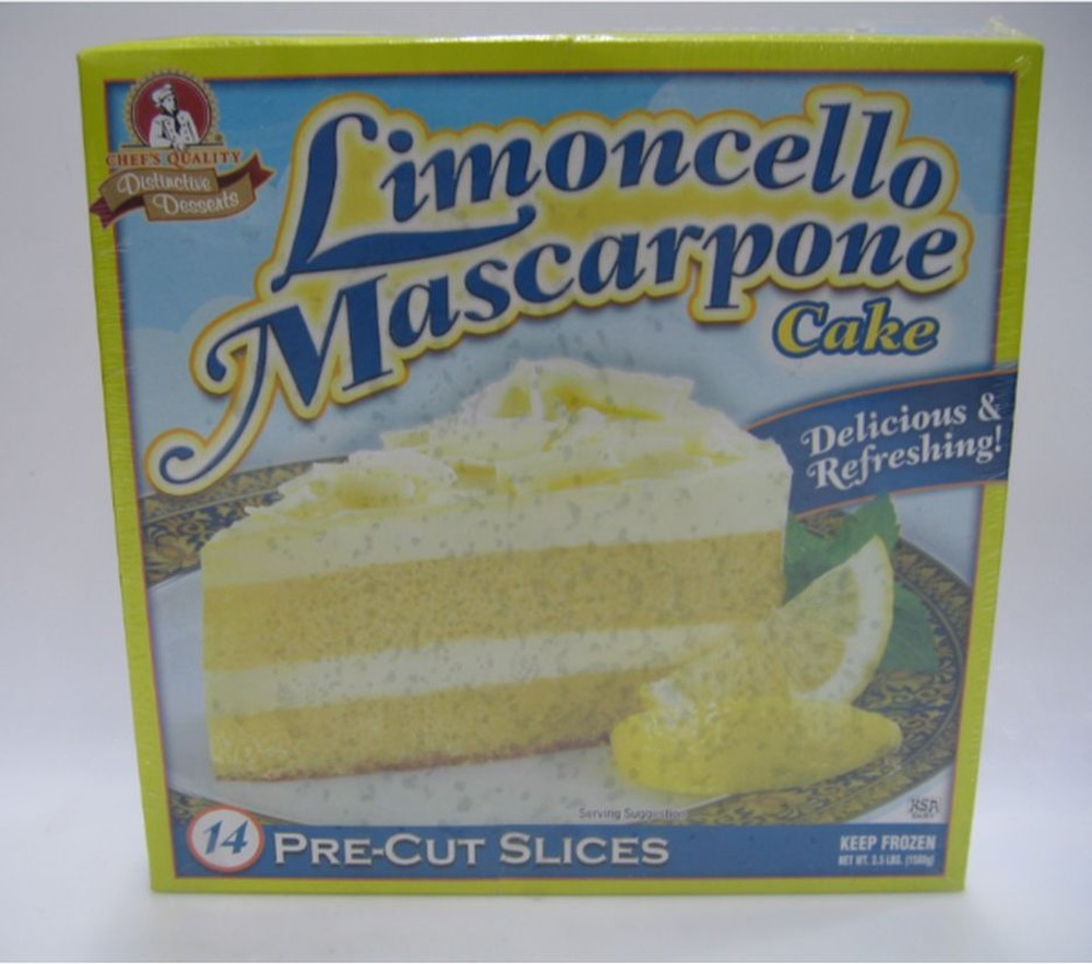 Frozen - Limoncello Mascarpone Cake - 14 slices