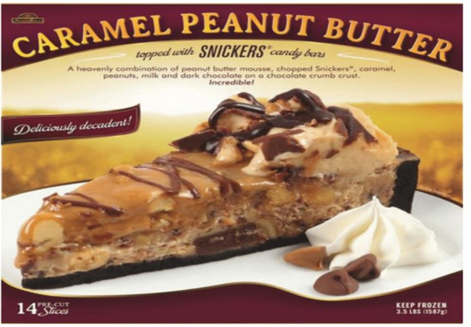 Caramel Peanut Butter w/ Snickers Cake - 14 Slices
