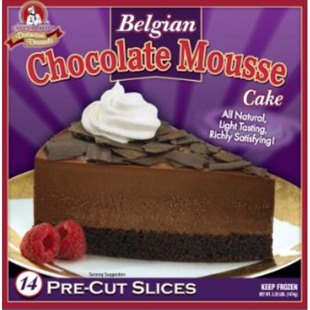 Frozen - Belgian Chocolate Mousse Cake - 14 slices