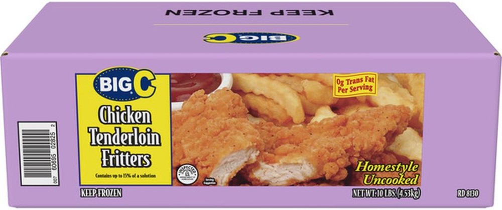 Frozen - Raw Breaded Chicken Tender Fritters - 10 lbs