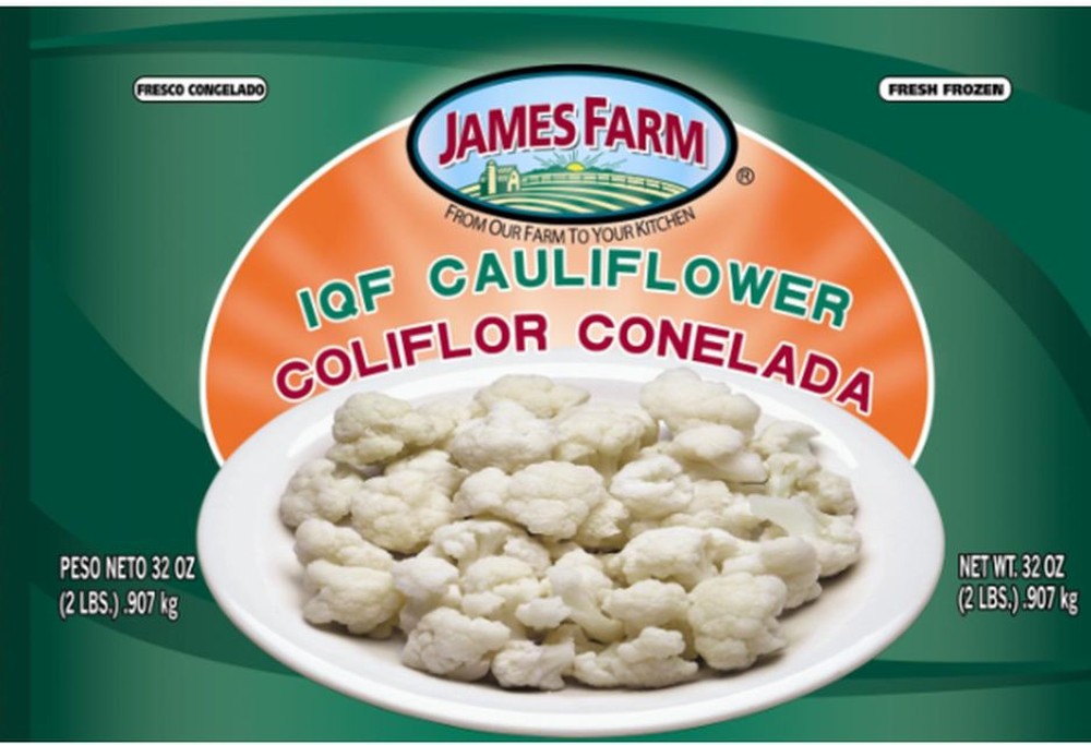 Frozen - IQF Cauliflower - 2 lbs