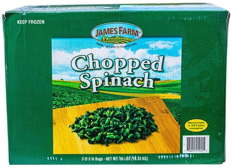 Frozen - Frozen Chopped Spinach - 3 lbs
