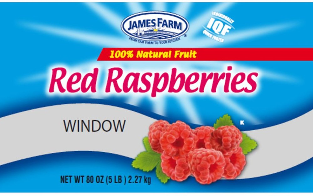 Frozen - Red Raspberries - 2/5 lbs