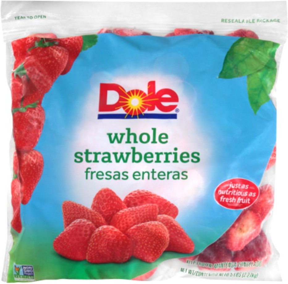 Whole Frozen Strawberry - 5 Lb