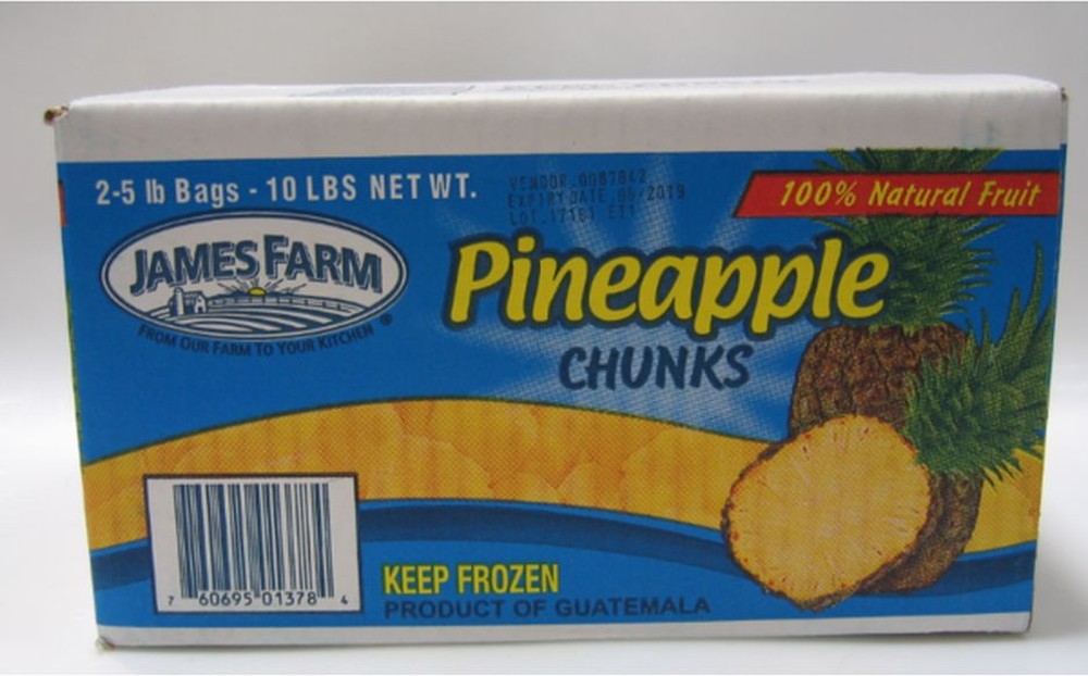 Frozen - Pineapple Chunks - 2/5 lbs