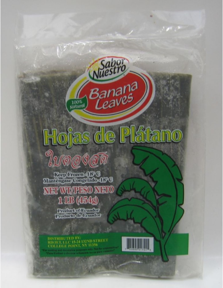 Frozen Banana Leaves - 16 oz