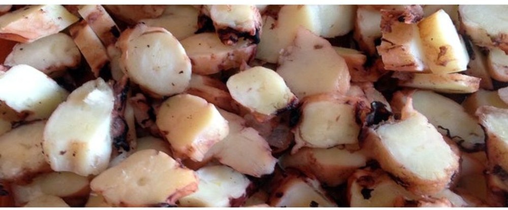 Frozen Squid Chunks - Cooked - 2.5 lbs