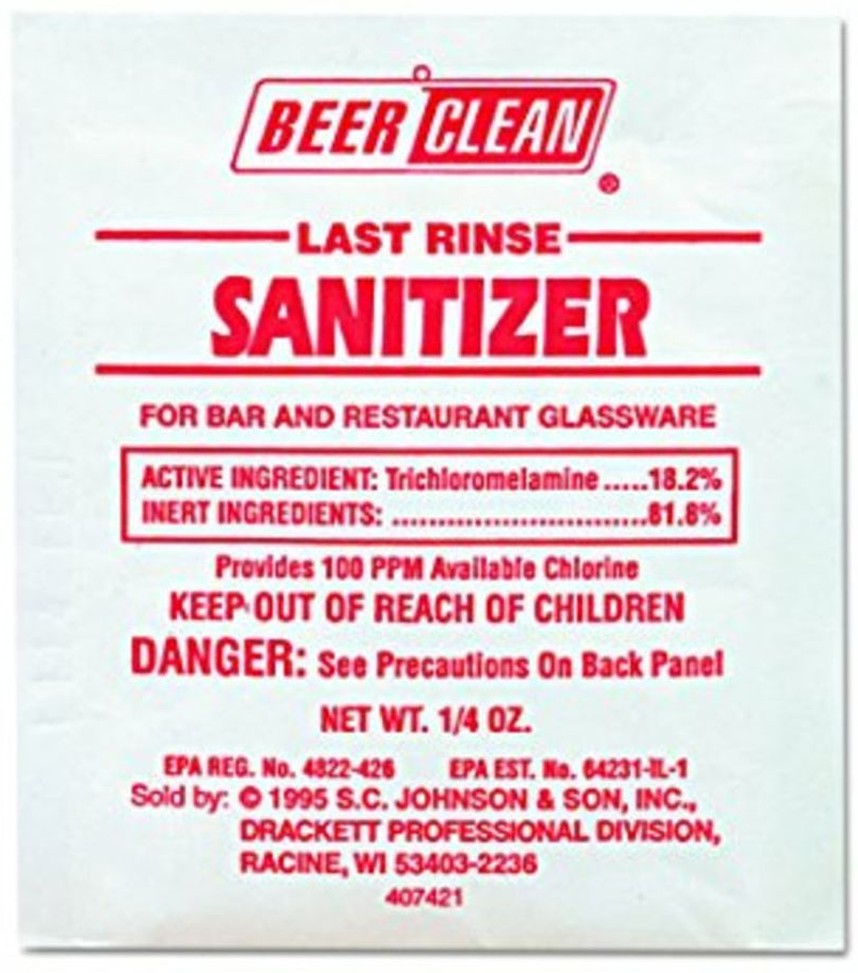 Glass Sanitizer - 100 ct