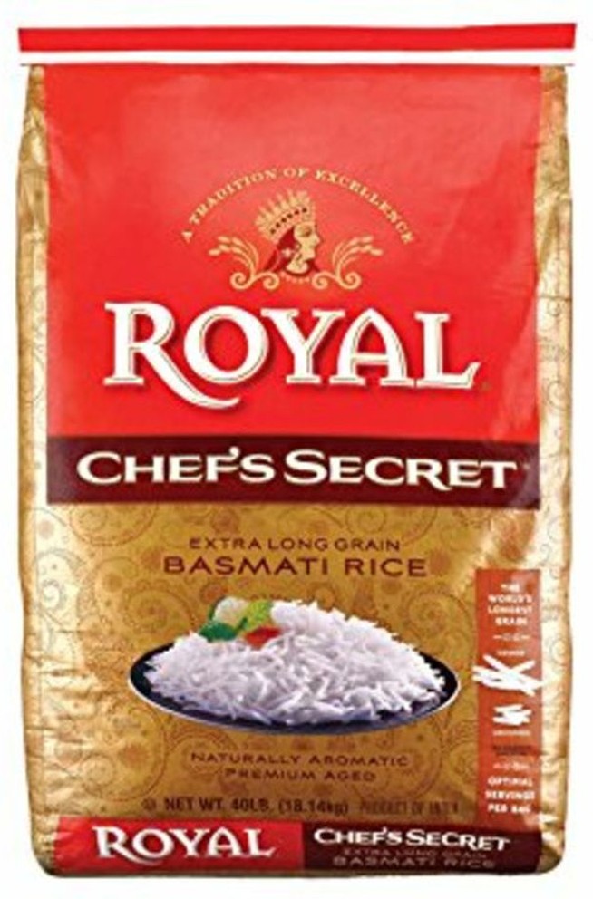 Chef's Secret - Extra Long Grain Basmati Rice - 40 lbs