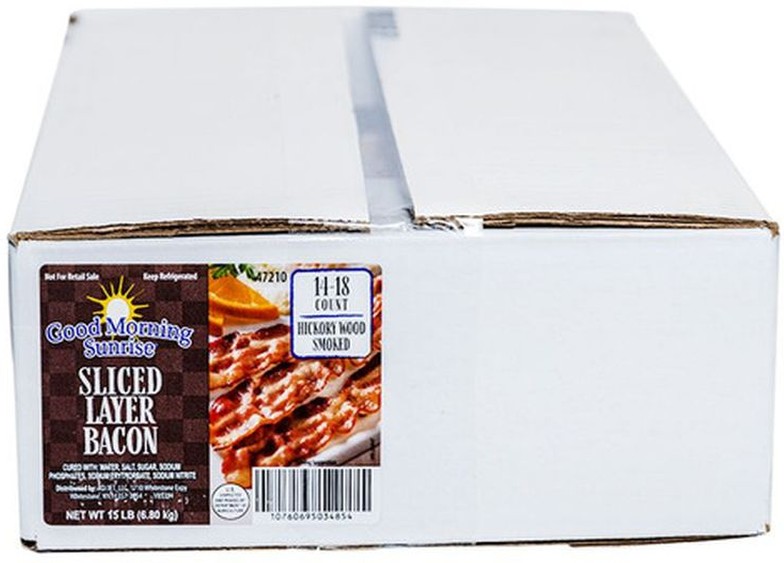 Hickory Smoked Bacon 14/18 - 15 lbs