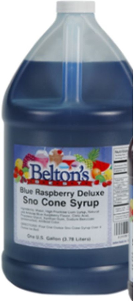 Blue Rasberry Flavored Syrup - gallon