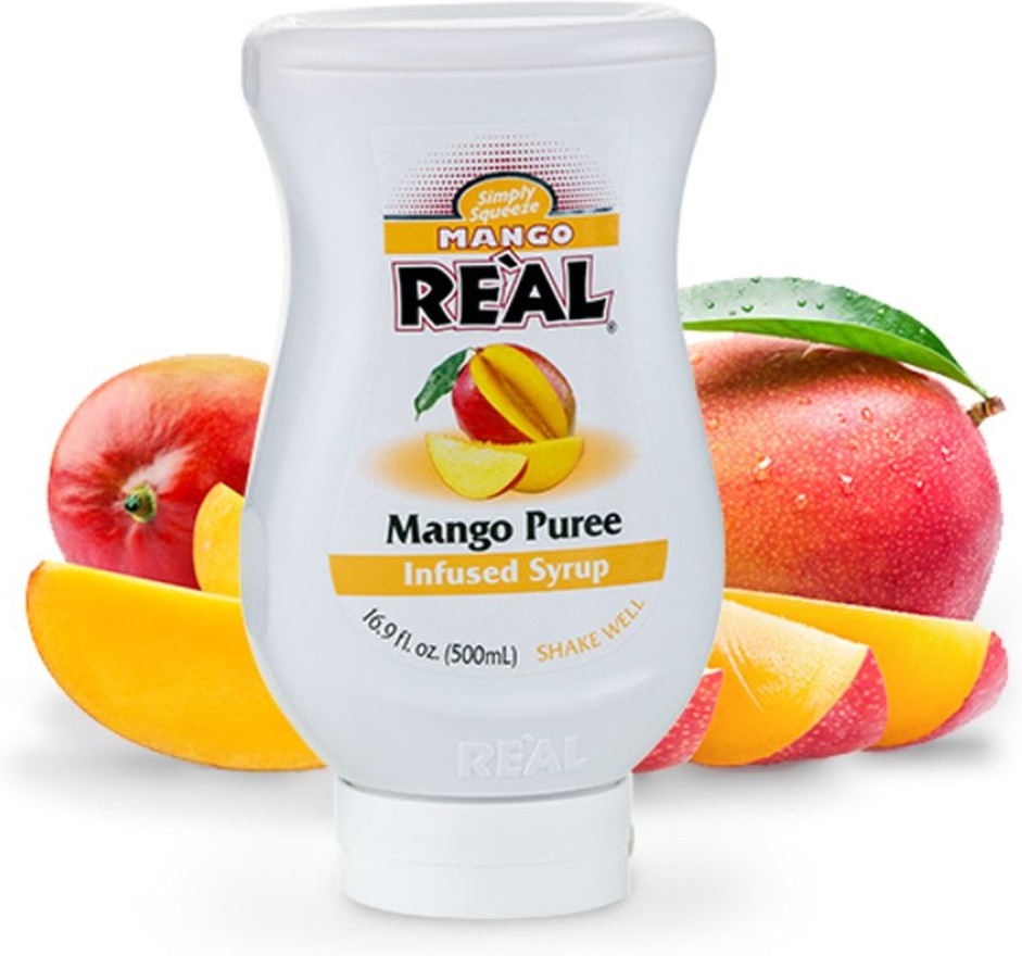 Mango Puree Infused Syrup, 6 Pack, 16.9 oz
