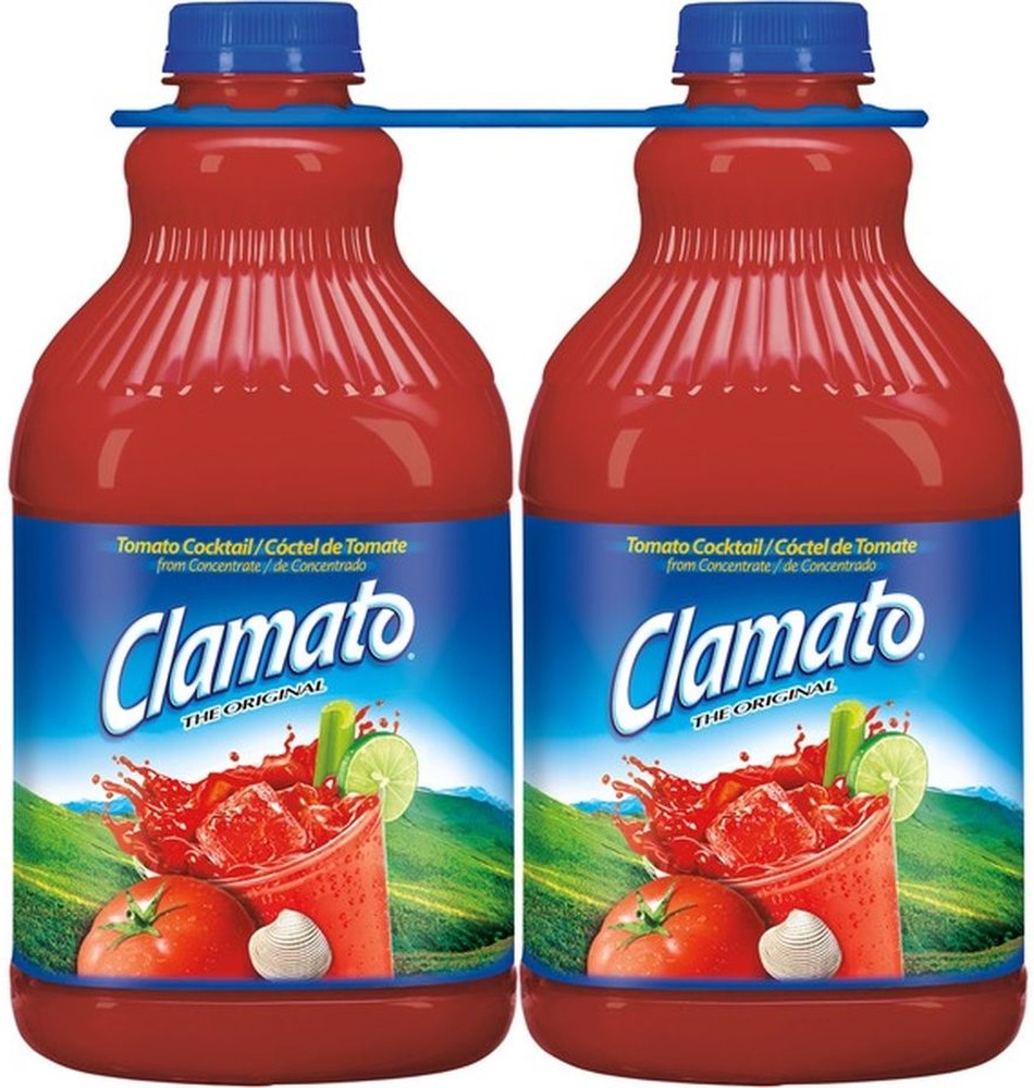Clamato Tomato Cocktail - 2/64 oz plastic bottles
