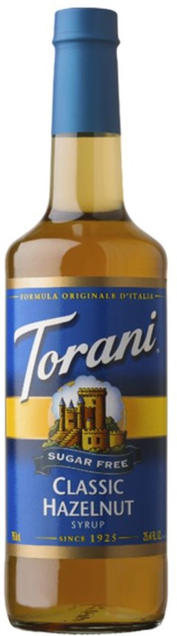 Sugar-Free Hazelnut Syrup - 750 ml
