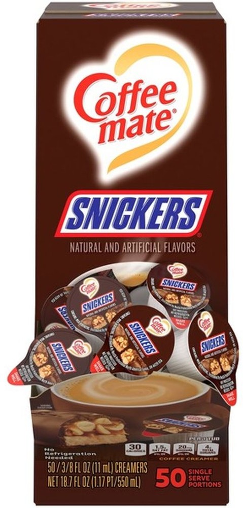Creamer, Snickers Flavor - 50 ct