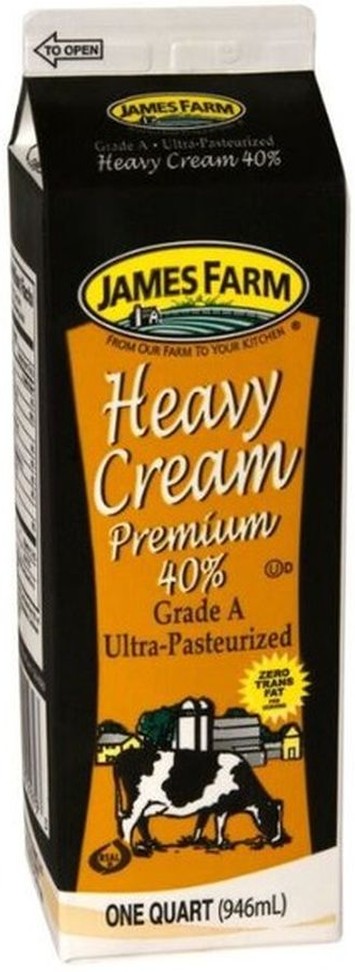 Heavy Whipping Cream, 40% - 32 oz