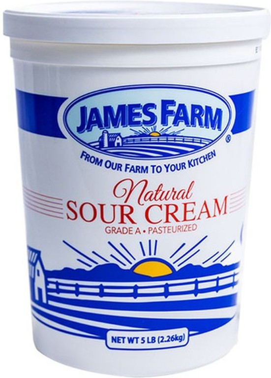 Natural Sour Cream - 5 lbs