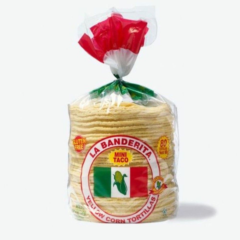 Yellow Corn Tortillas Mini Taco 80CT