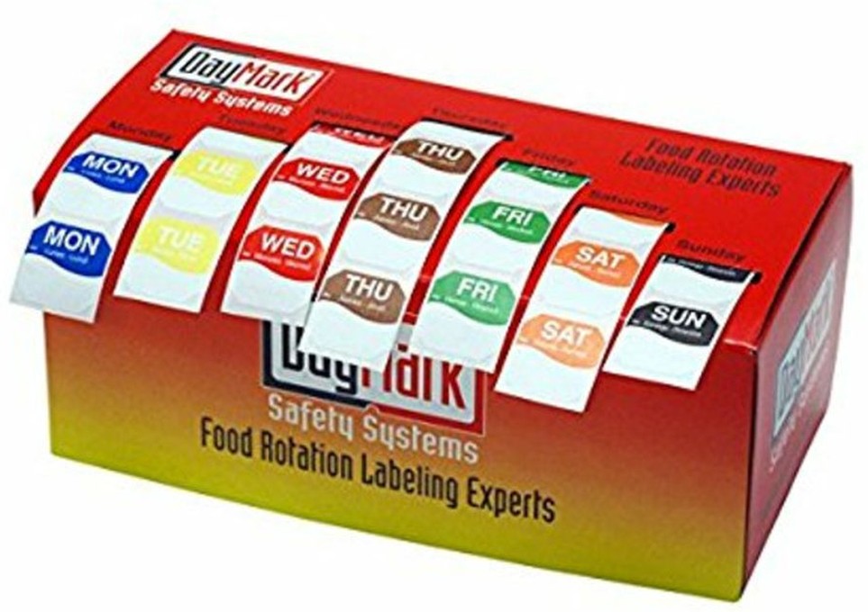 Label 1x1 Dissolve Away Mon-Sun - Rolls