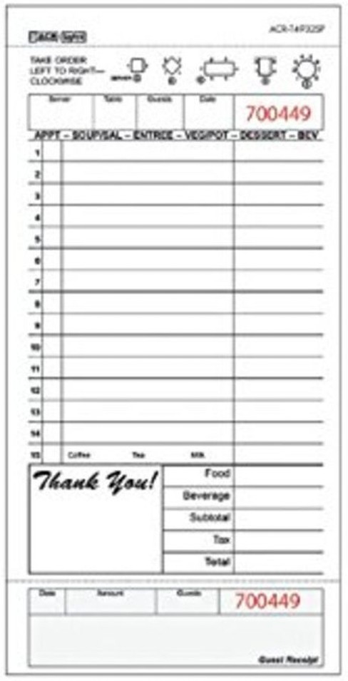 Guest Checks