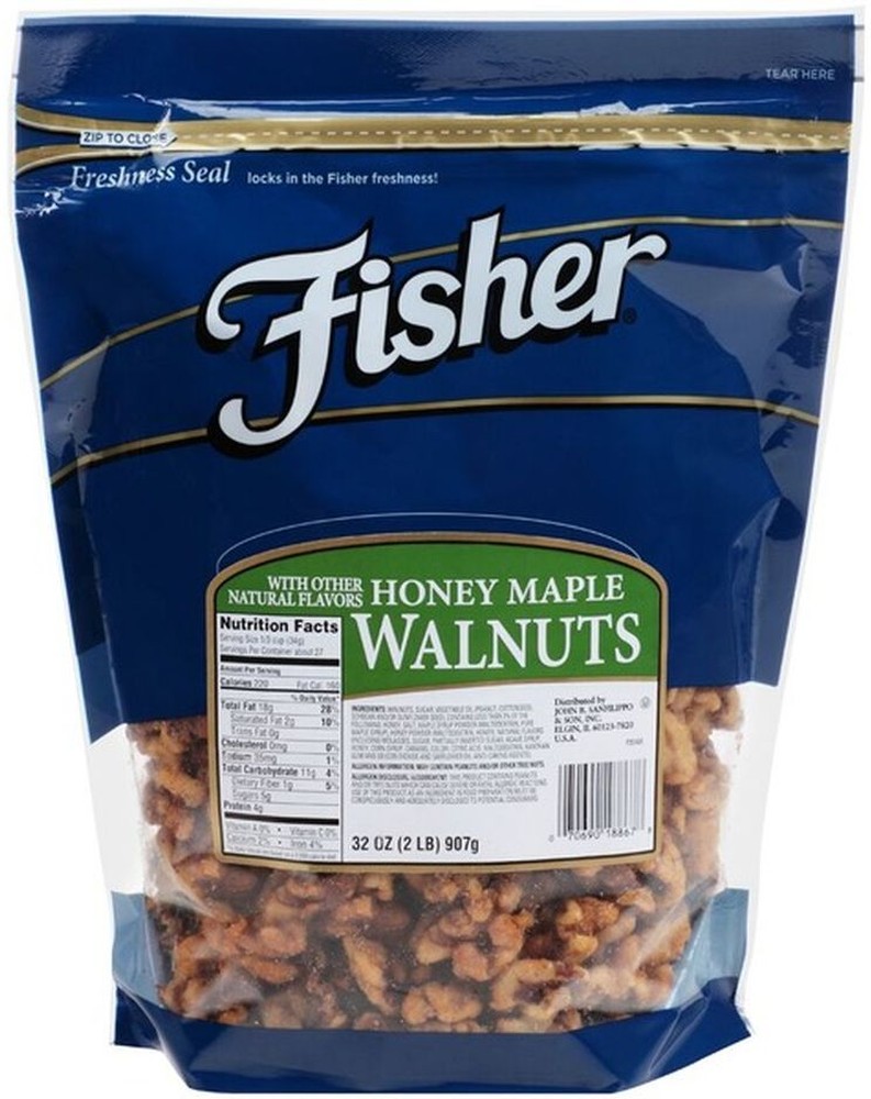 Honey Maple Walnuts - 2 lbs