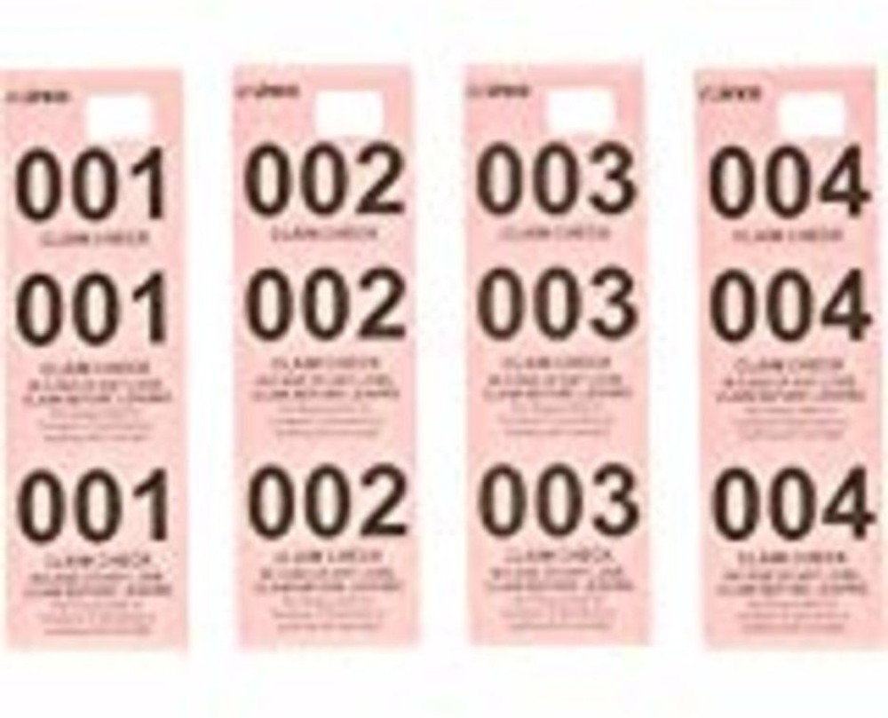Coat Checks Pink, 3 Part