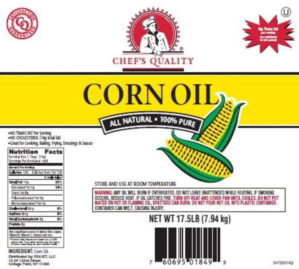 Corn Oil - 17.5 lb