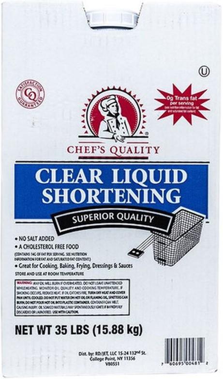 Clear Liquid Fry Oil, zero trans fats - 35 lbs