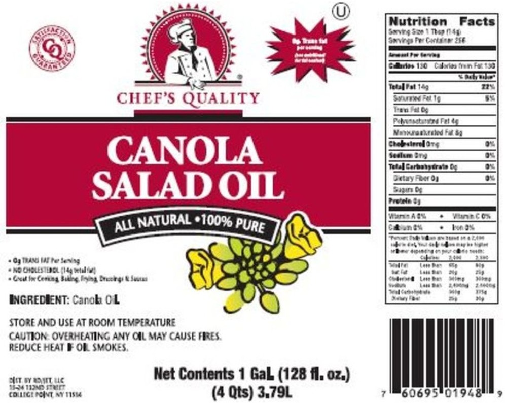 Canola Salad Oil - gallon