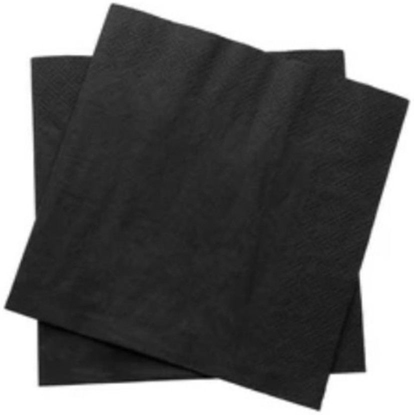Black Beverage Napkin 2 Ply - 3200 Ct