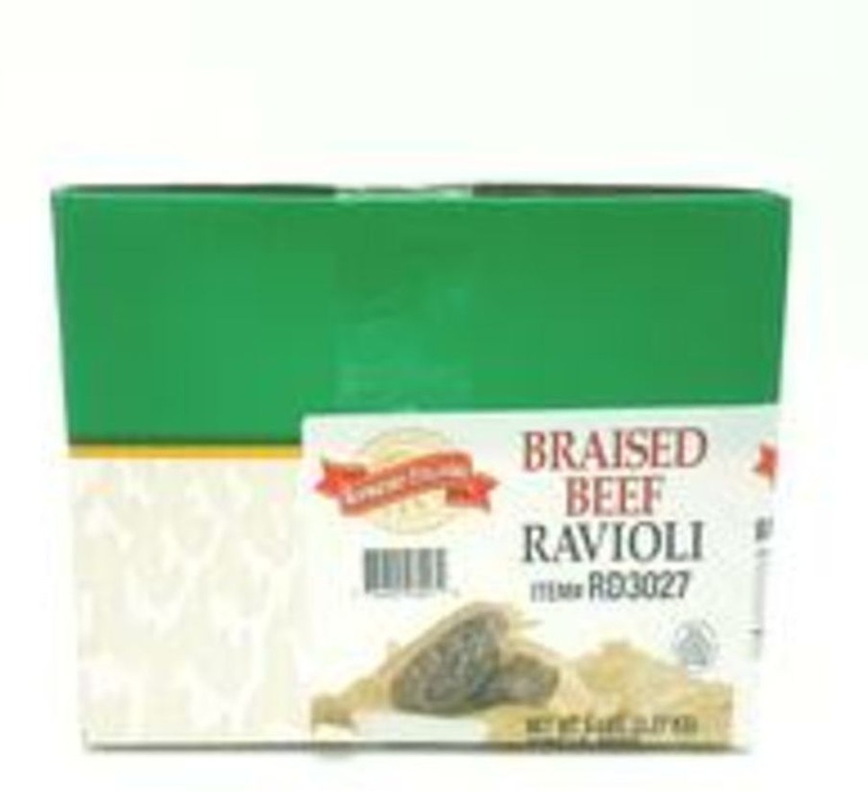 Frozen - Braised Beef Ravioli - 5 lbs