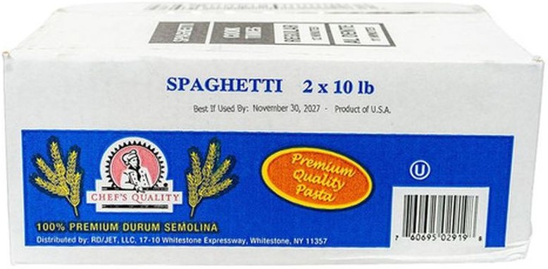 10" Spaghetti Pasta - 2/10 lbs
