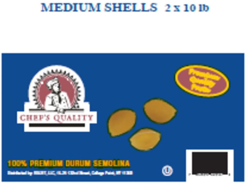 Shell Pasta, Medium - 2/10 lbs