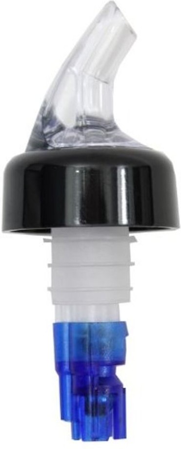 #4244A Prper Pour Measured Pourer .875 oz Blue/Clear, 12 CT