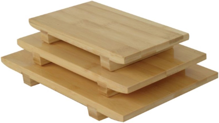 Group - Bamboo Sushi Plate Medium 9.4x5.7x1.25
