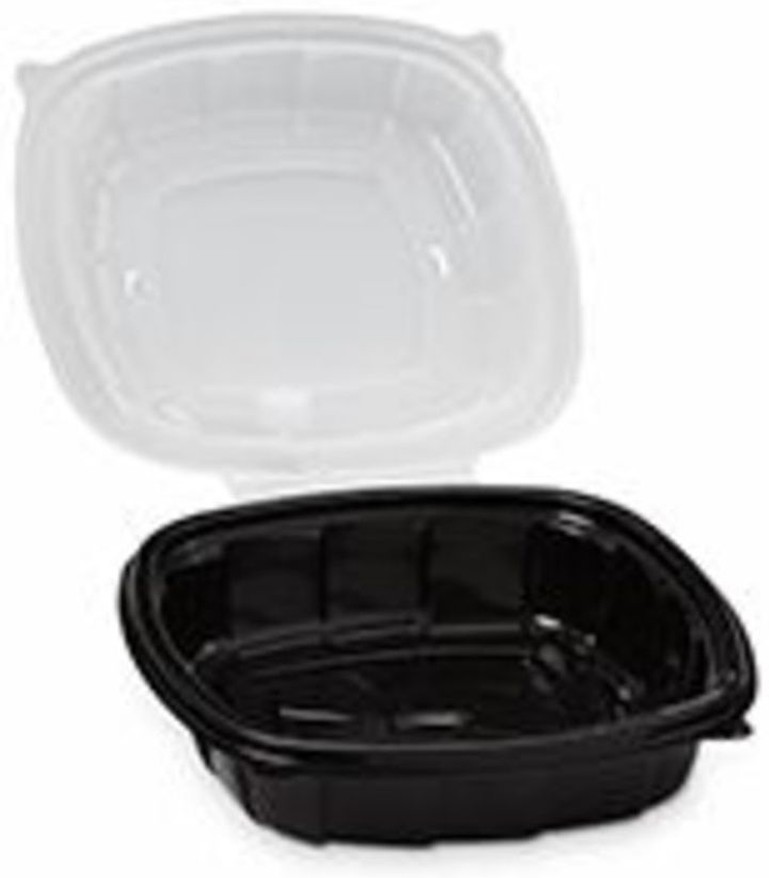 9x9x3 Clamshell Container One Compartment