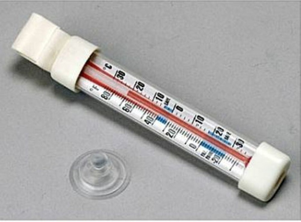 Refrigerator/Freezer Thermometer, 2-pack