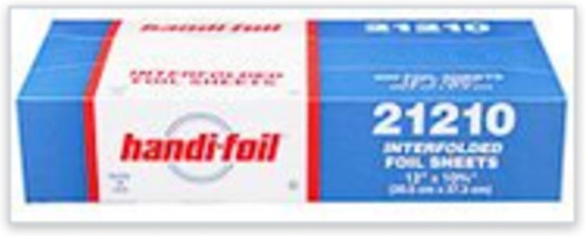 Interfolded Pop -Up Foil Sheets, 12" x 10.75"- 200 ct pack