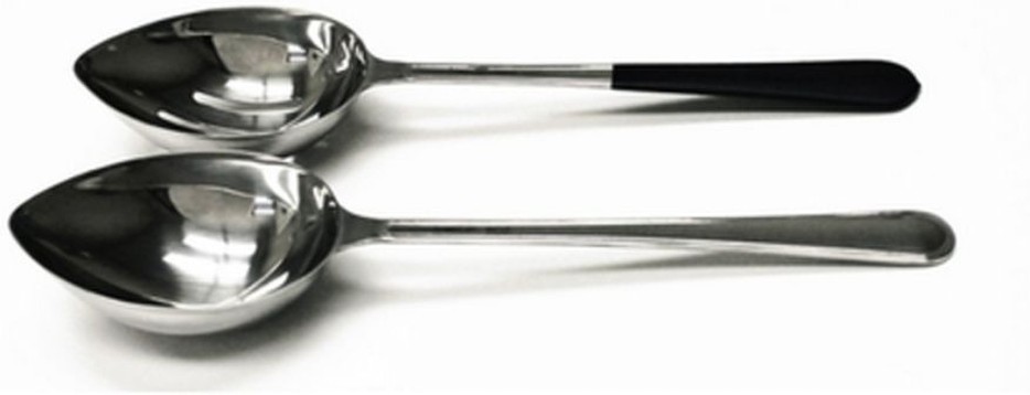Portion Control Spoon, 6 oz., 12", solid, 18/8 stainless steel