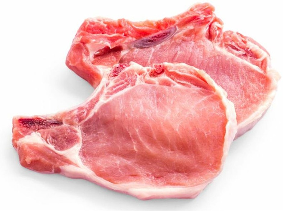 Pork Loin Chops - 4-5 oz, End-cut - 10 lbs