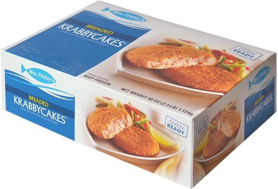 Frozen Extra Crunchy Krabby Cakes - 3 oz, 2.5 lb box