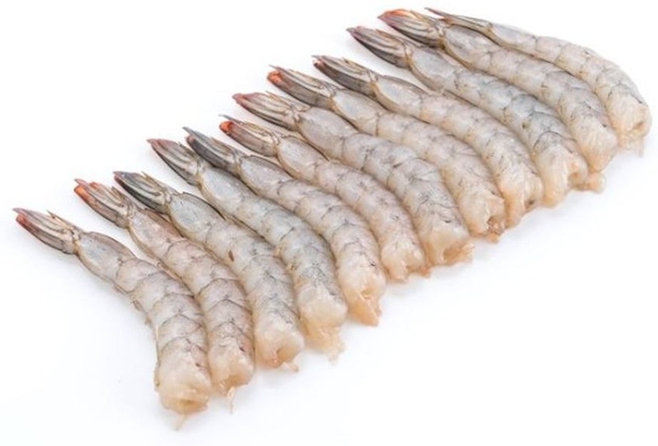 Frozen Wild White Gulf Shrimp - 21/25, USA , IQF, Headless - 5 lb bag