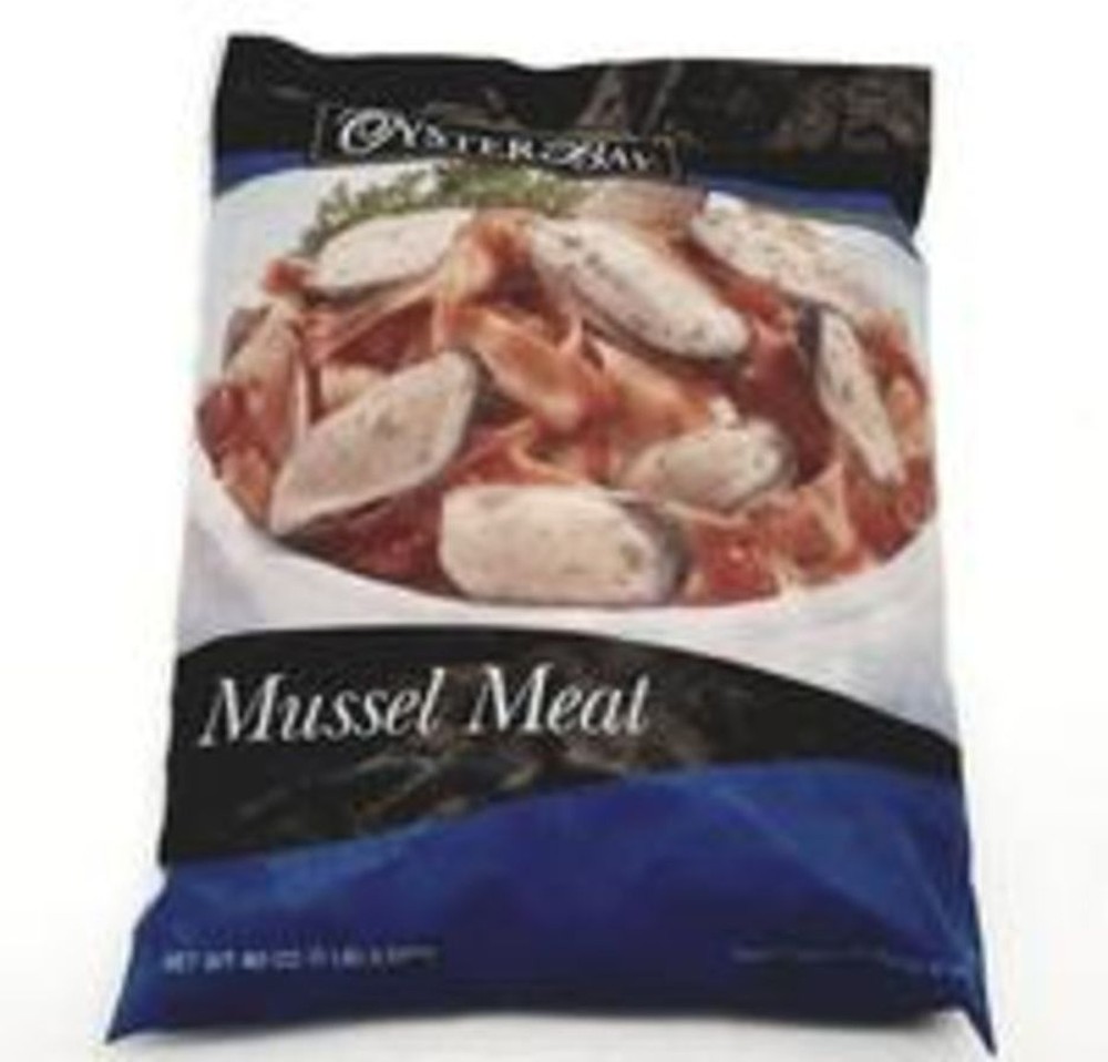 Frozen Chilean Blue Mussel Meat - IQF, 5 lb bag