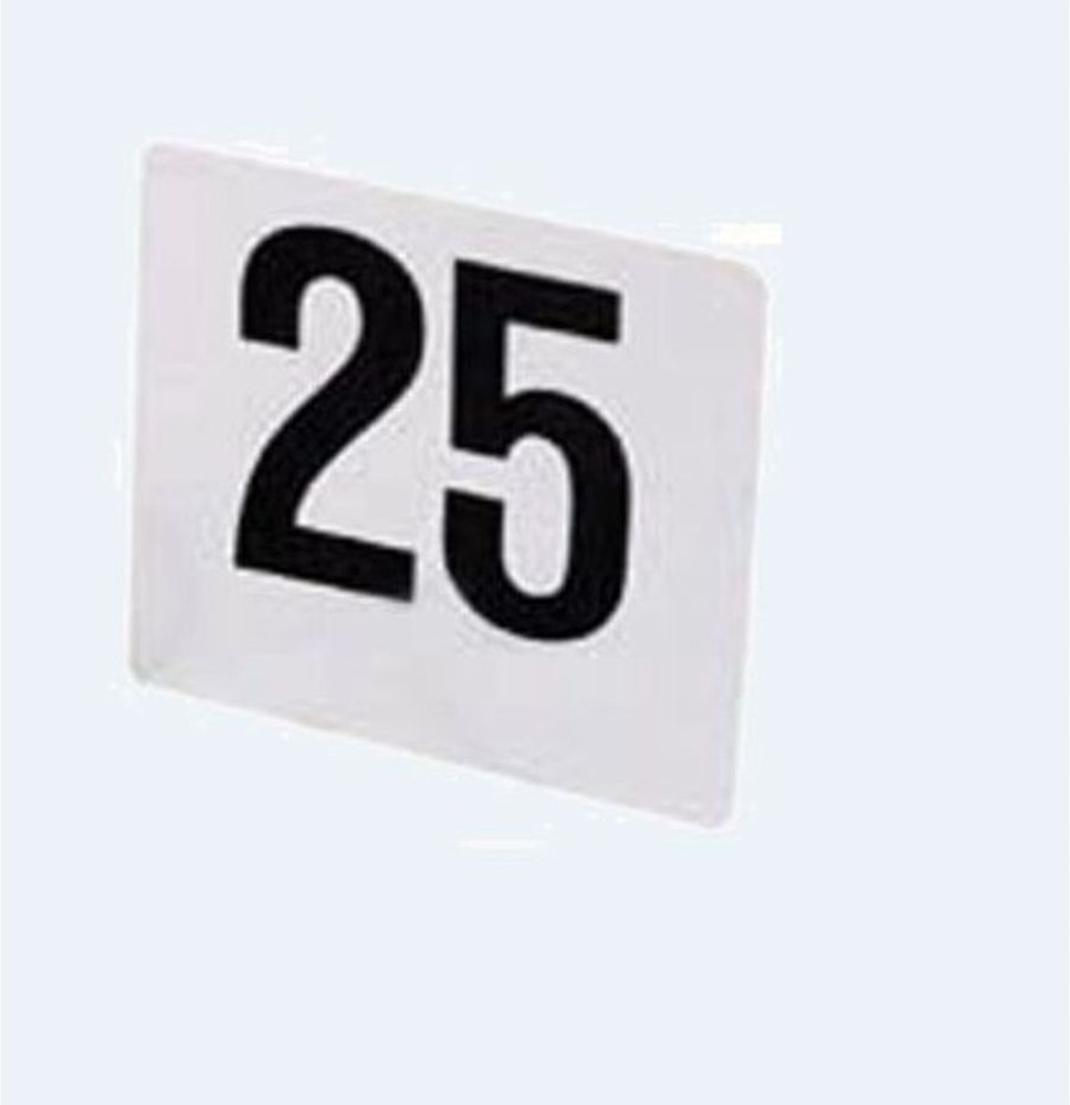Table Numbers Set, 1-100, 4" x 4" square, rounded corners
