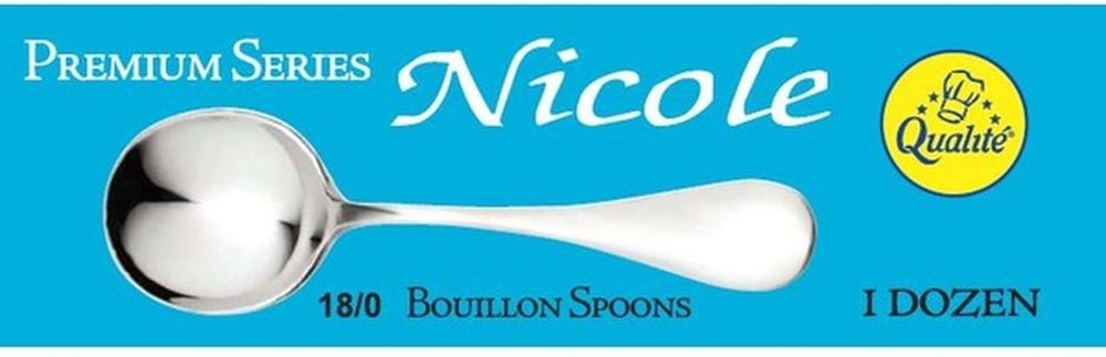 Nicole Bouillon Spoon - Dozen