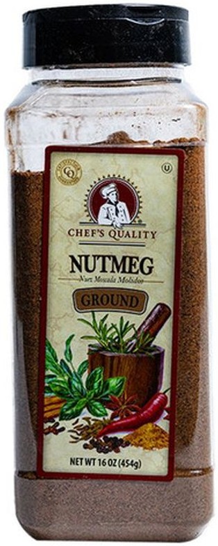 Ground Nutmeg - 1 lb Jar