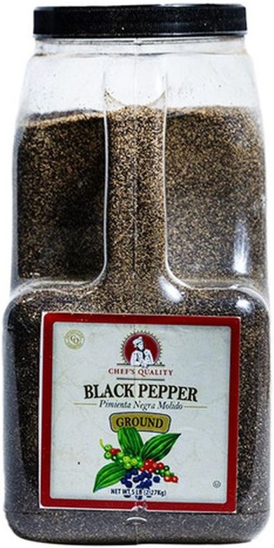 Ground Black Pepper - 5 lbs