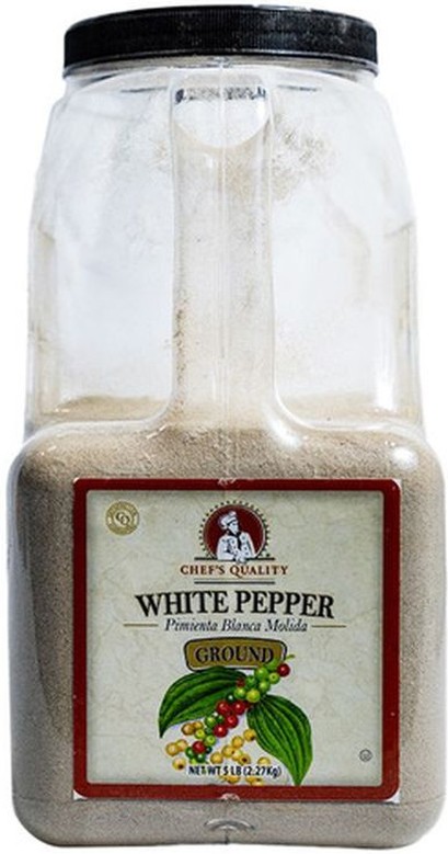 Ground White Pepper - 5 lbs