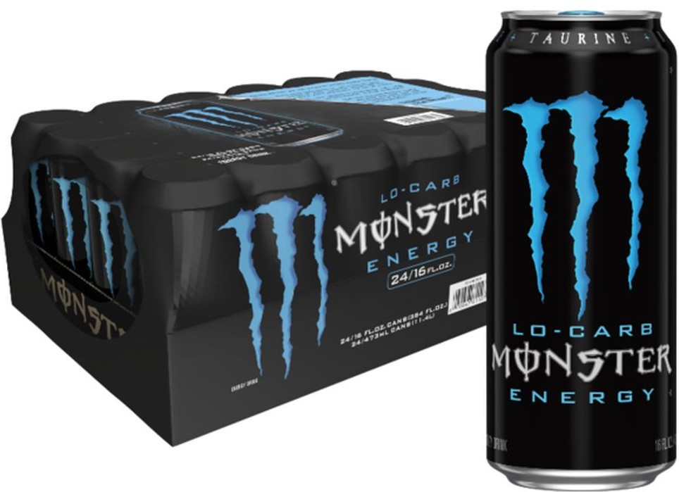 Energy Drink - Lo Carb- 24/16 oz cans